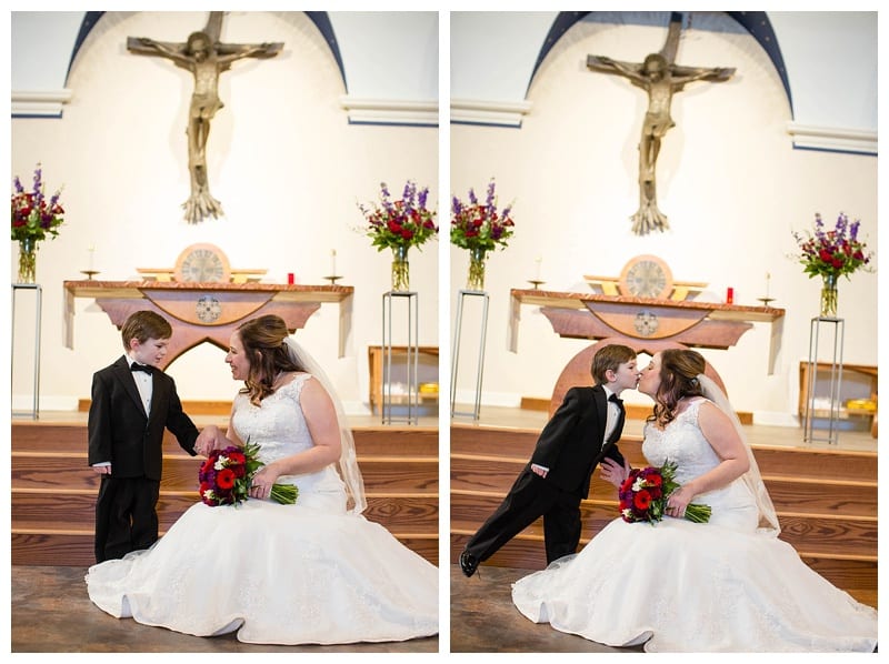 A Red Winter Wedding at Pear Tree Estates Champaign, IL Photos by Ebby L Photography