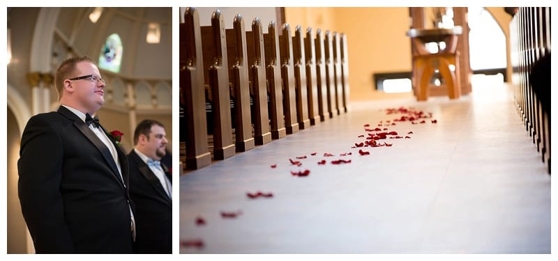 A Red Winter Wedding at Pear Tree Estates Champaign, IL Photos by Ebby L Photography