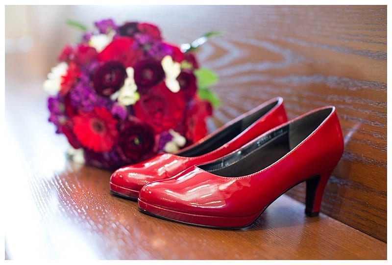 A Red Winter Wedding at Pear Tree Estates Champaign, IL Photos by Ebby L Photography