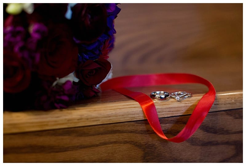 A Red Winter Wedding at Pear Tree Estates Champaign, IL Photos by Ebby L Photography