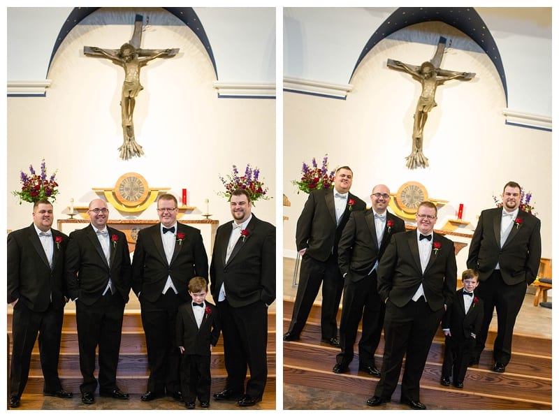 A Red Winter Wedding at Pear Tree Estates Champaign, IL Photos by Ebby L Photography