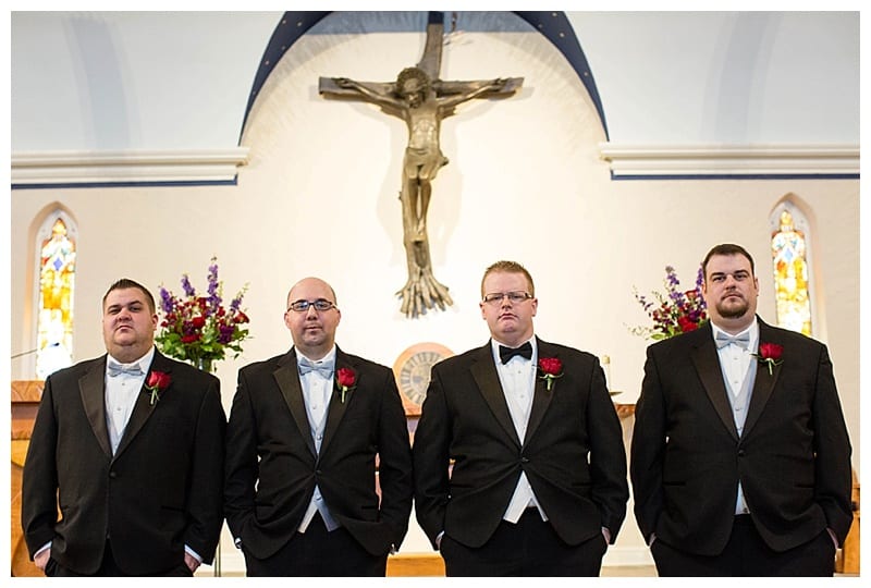 A Red Winter Wedding at Pear Tree Estates Champaign, IL Photos by Ebby L Photography