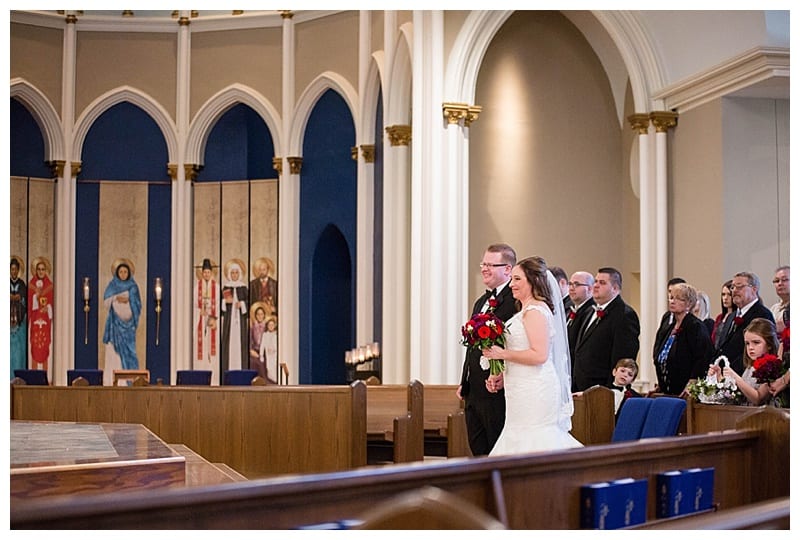A Red Winter Wedding at Pear Tree Estates Champaign, IL Photos by Ebby L Photography