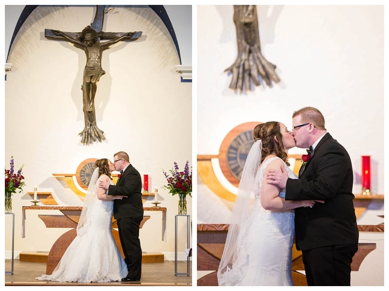 A Red Winter Wedding at Pear Tree Estates Champaign, IL Photos by Ebby L Photography