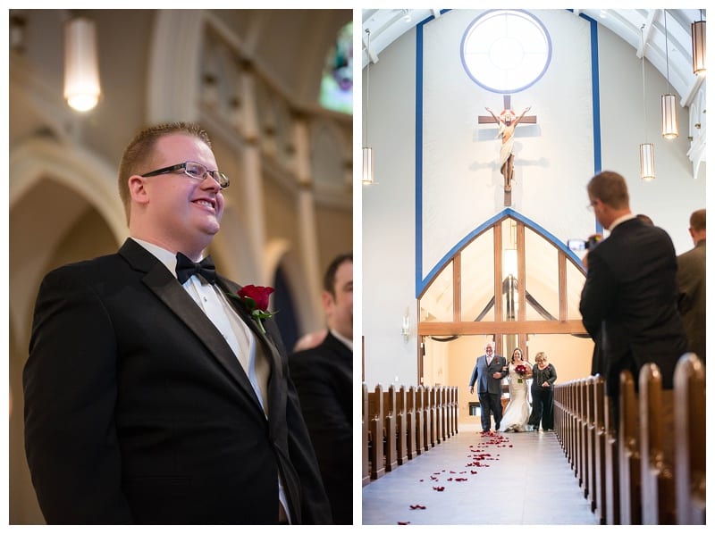 A Red Winter Wedding at Pear Tree Estates Champaign, IL Photos by Ebby L Photography