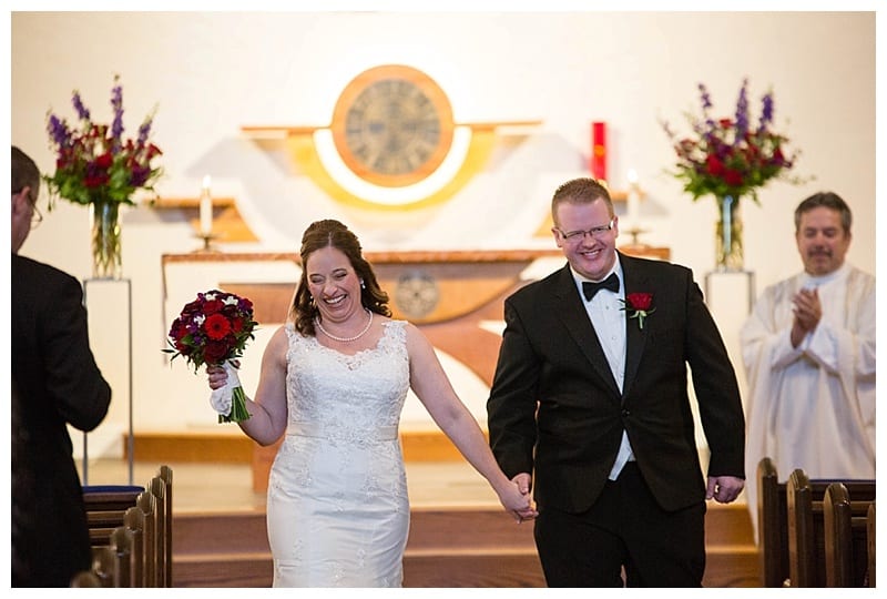 A Red Winter Wedding at Pear Tree Estates Champaign, IL Photos by Ebby L Photography