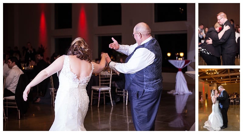 A Red Winter Wedding at Pear Tree Estates Champaign, IL Photos by Ebby L Photography
