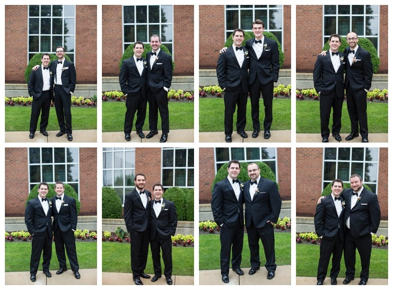 Champaign Country Club groomsmen