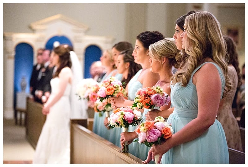Holy Cross IL church wedding