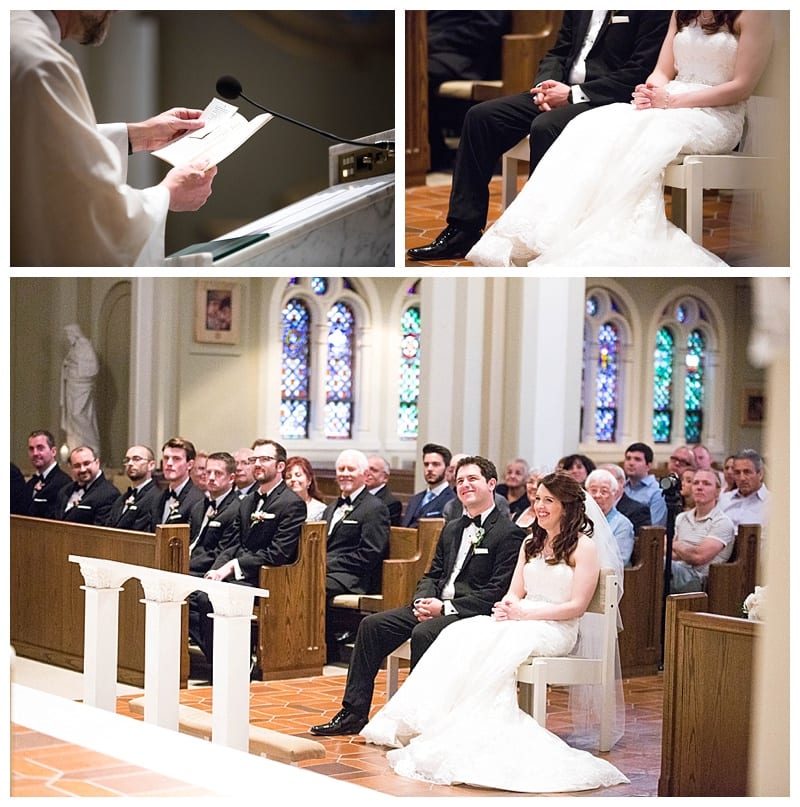 Holy Cross IL church wedding