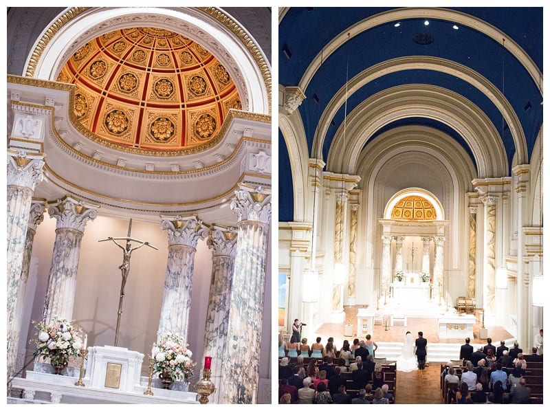 Holy Cross IL church wedding