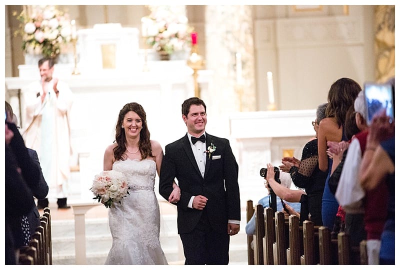 Holy Cross IL church wedding