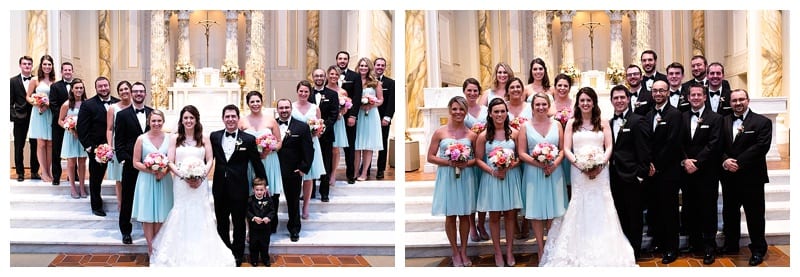 Formal bridal party photos