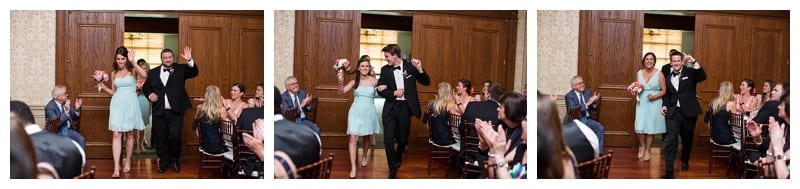 Fun Bridal Party Entrances Champaign Country Club