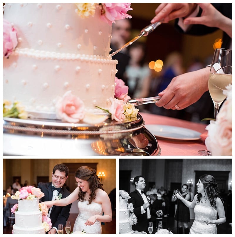 Cake Cutting Champaign Country Club Reception