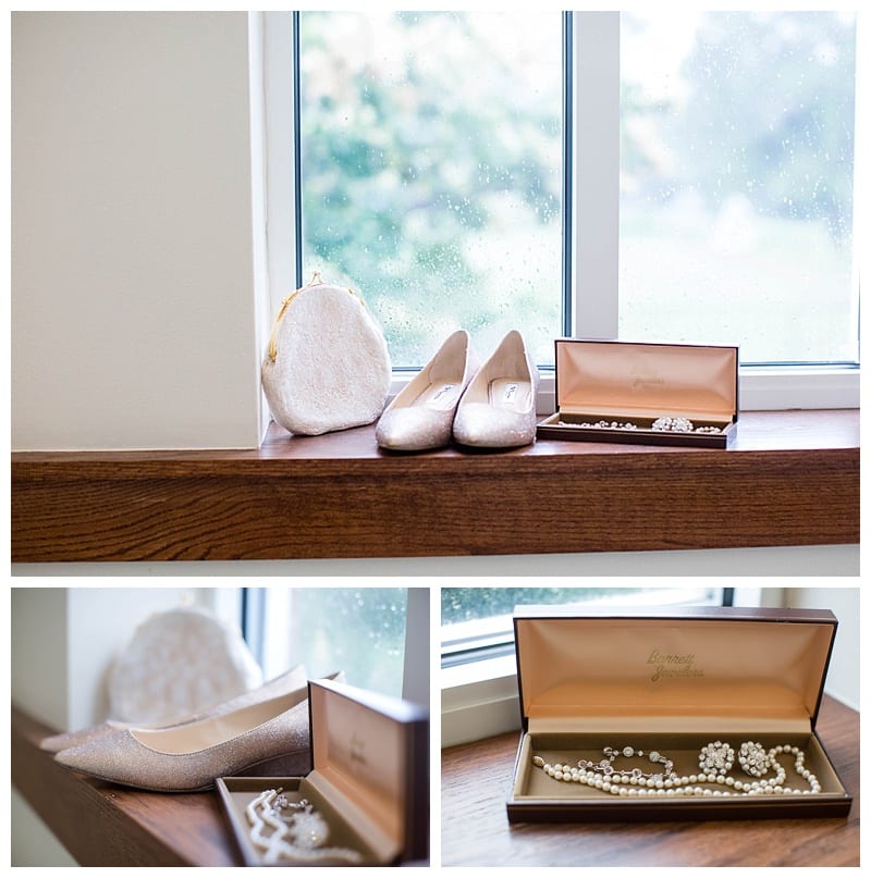 Bridal details Champaign Country Club