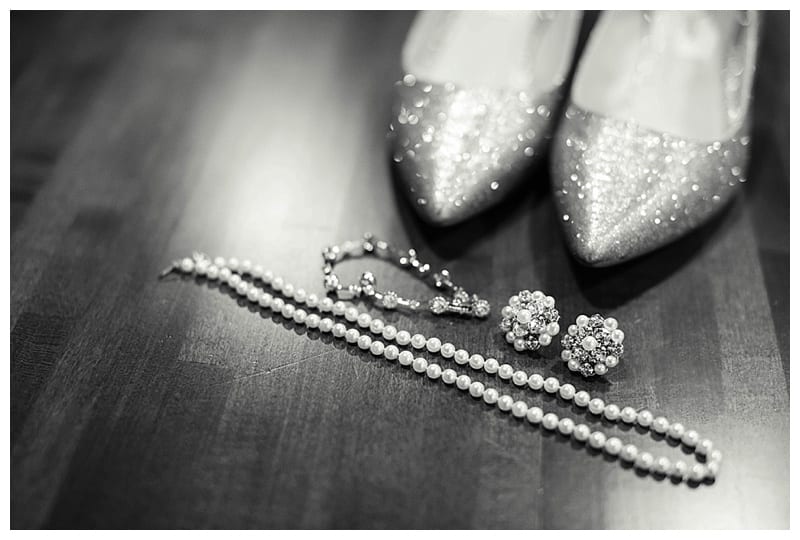Bridal details Champaign Country Club