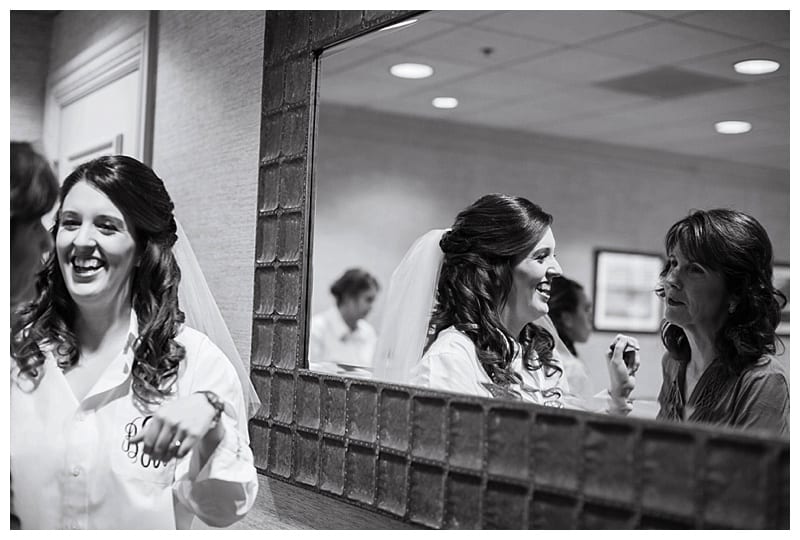 Bride Getting Ready Champaign Country Club