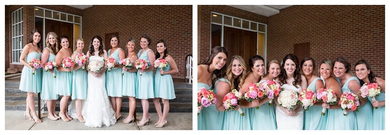 Bridesmaids photos Champaign Country Club Wedding