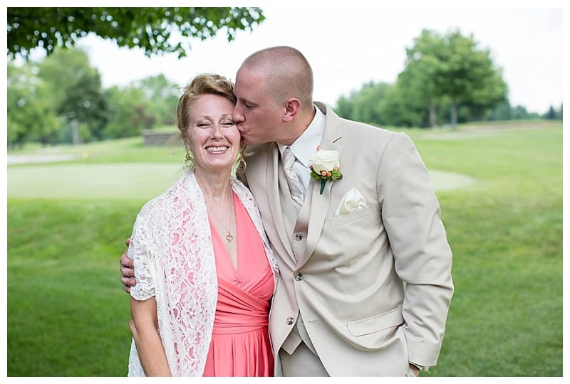 Groom and his mom photos