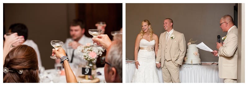 Reception toasts