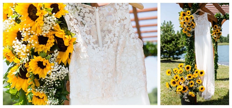 Wedding dress details