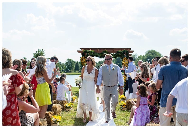 wedding ceremony exit