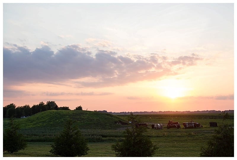 willow creek farm sunset