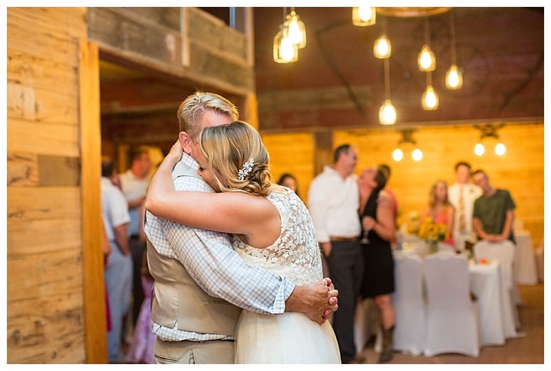 willow creek barn reception