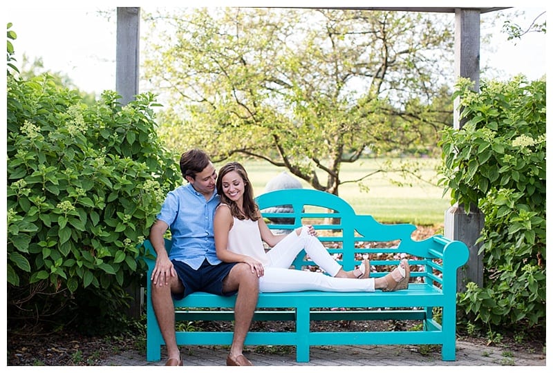 Blue bench arboretum pics