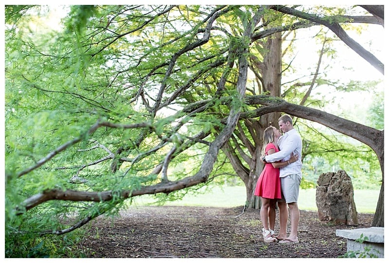 arboretum engagement pics