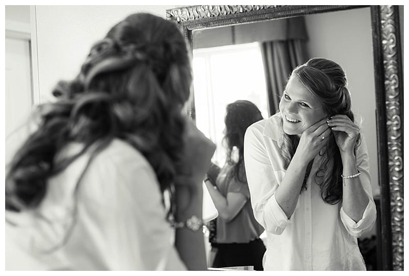 bride getting ready