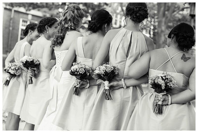 back of dresses bridesmaids