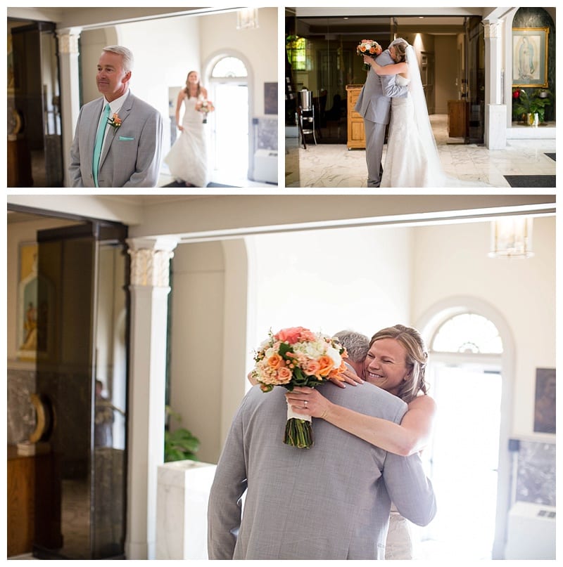 father daughter first look