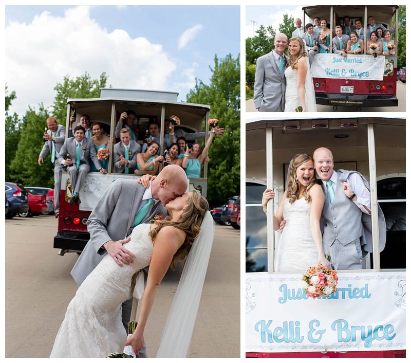 wedding trolley pictures