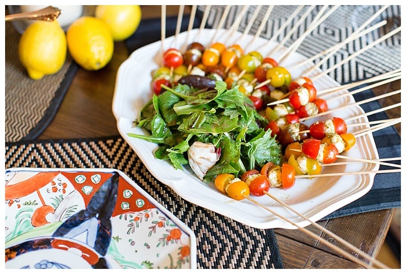 caprese salad party food