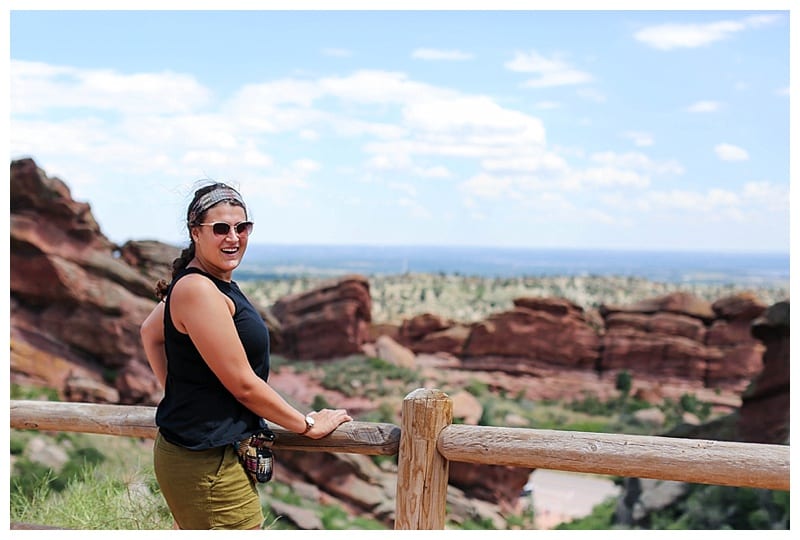red rocks view