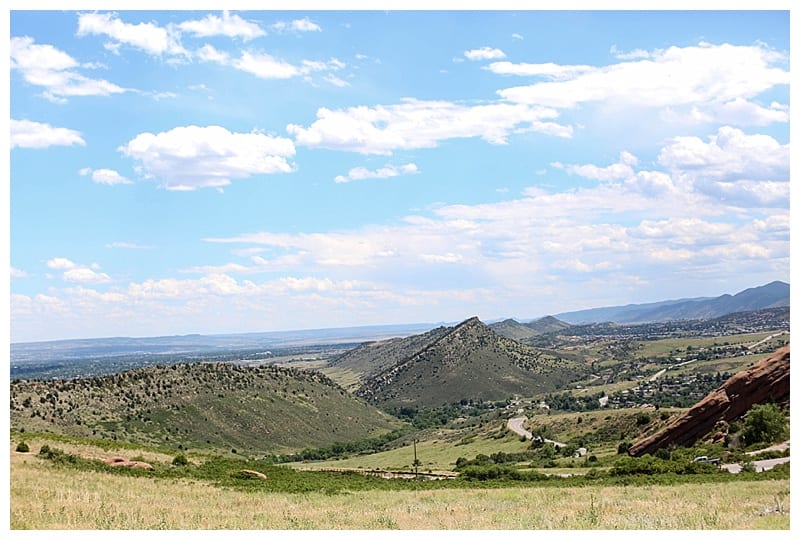 view from red rocks trail