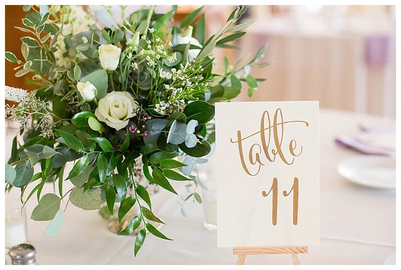 Eucalyptus table flowers