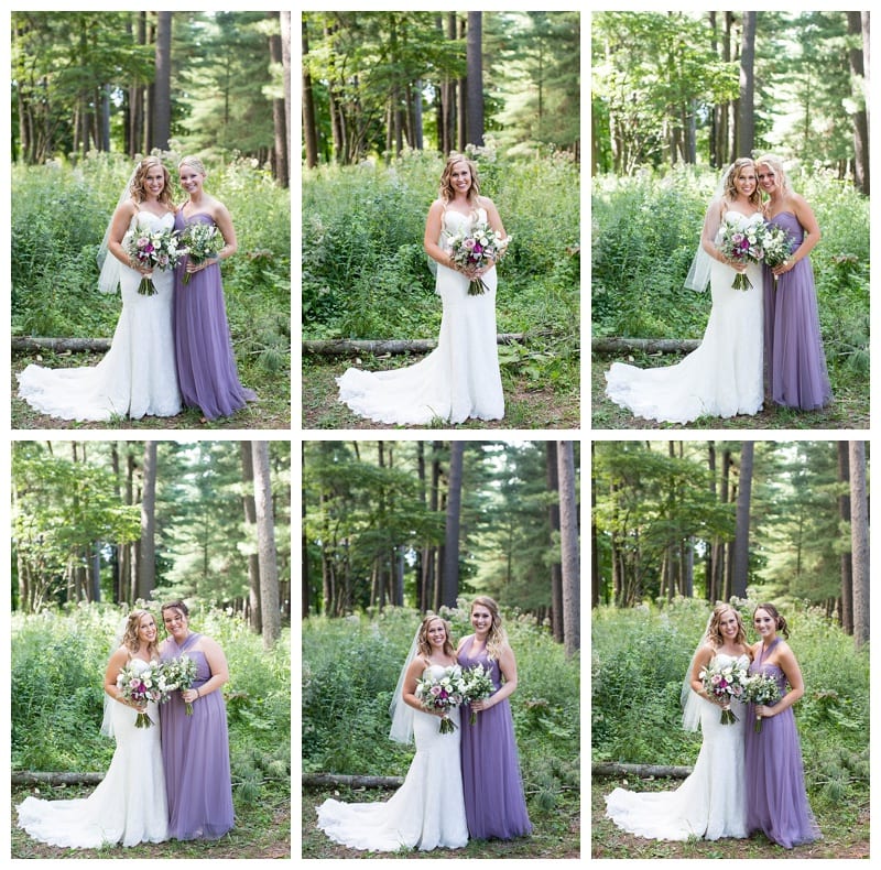 bride and her maids