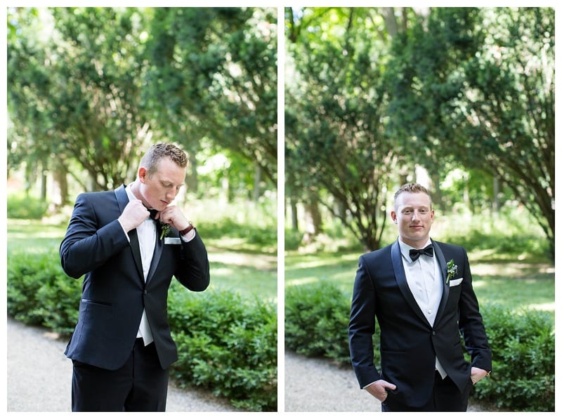 groom getting ready