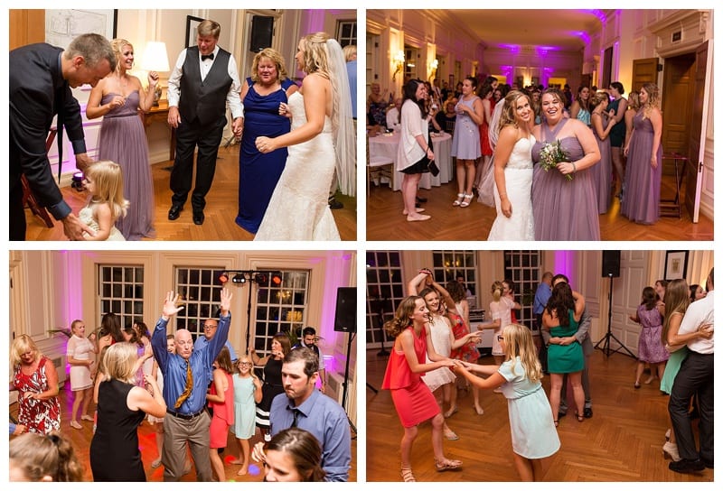 reception at allerton mansion