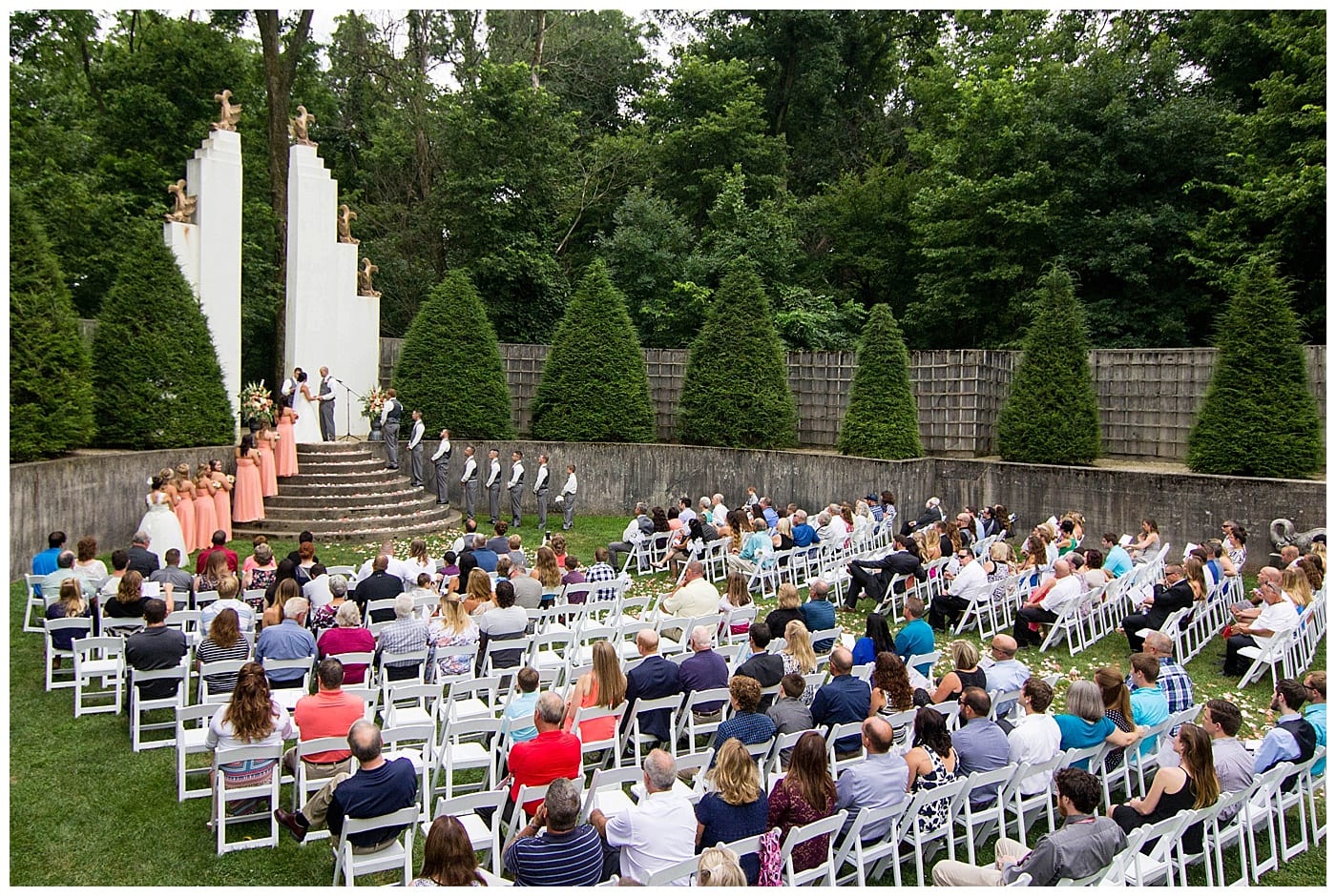 Sunken Gardens wedding