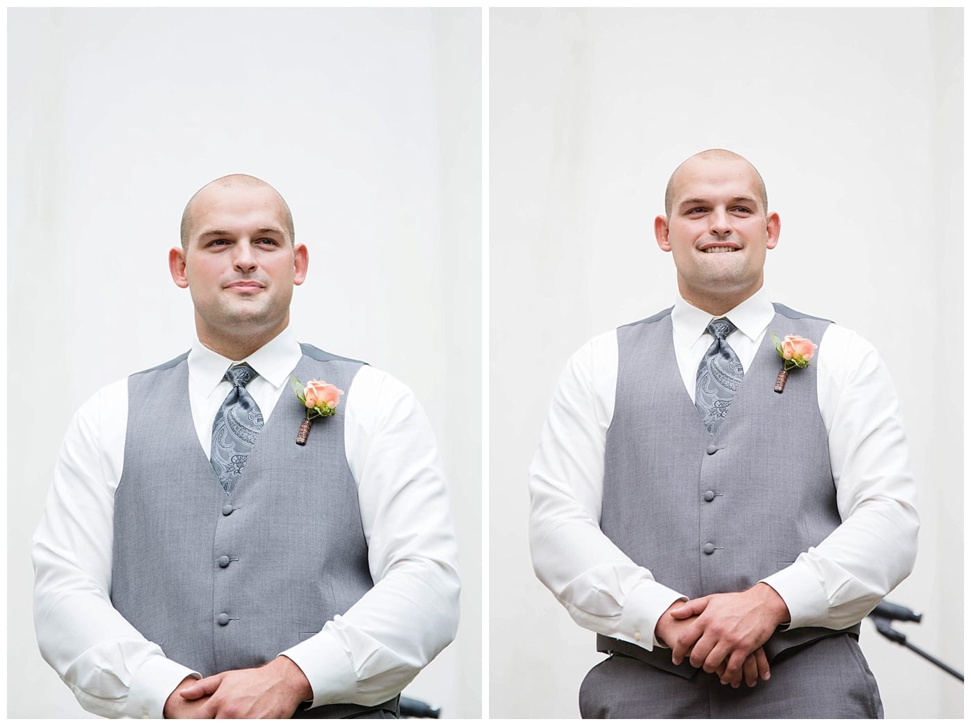 groom at wedding