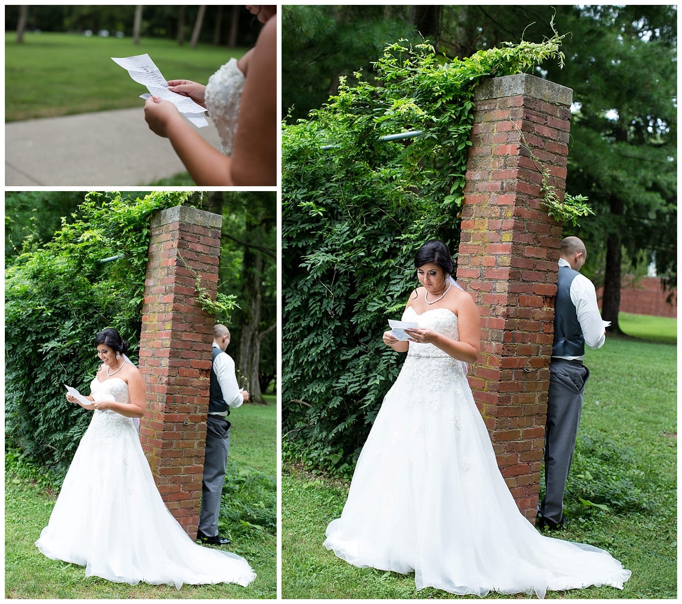 bride & groom letters