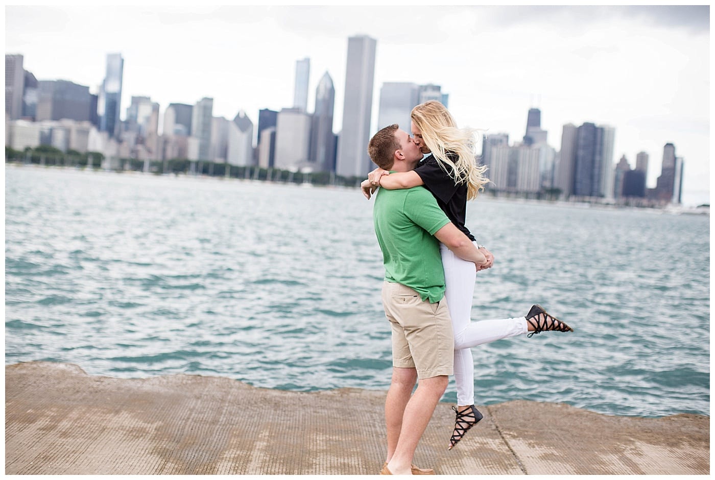 romantic engagement photos