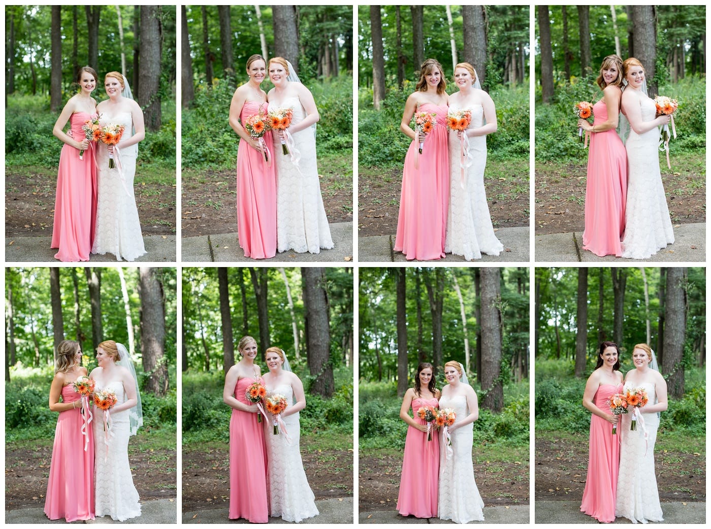 pink elite bridesmaids