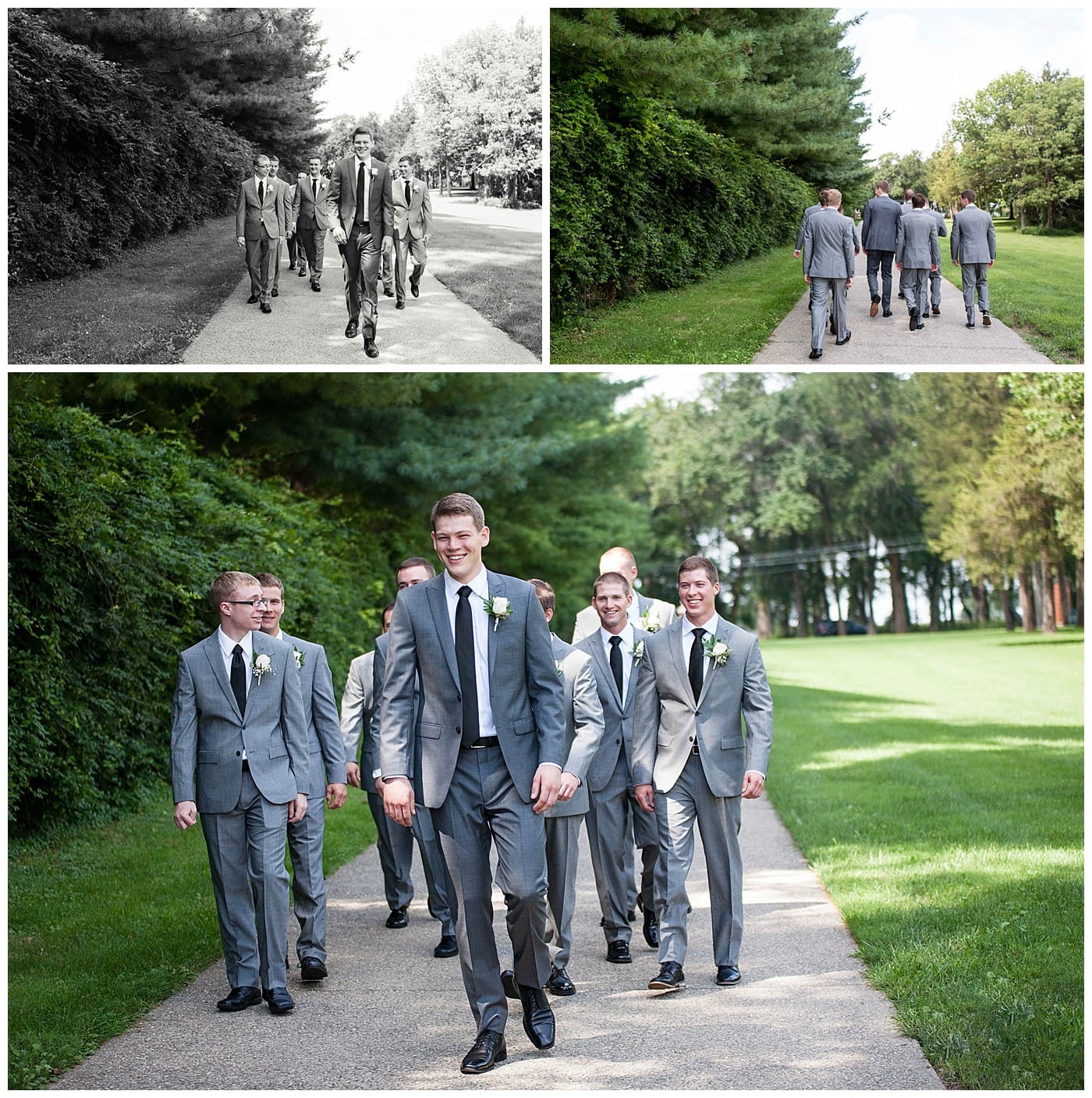 casual groomsmen photos