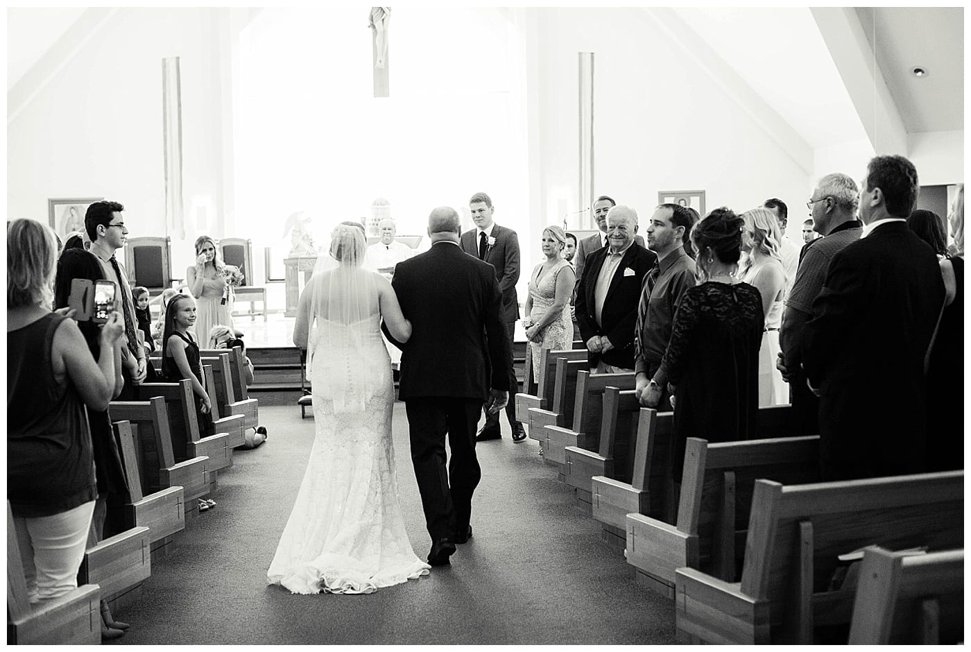artsy church ceremony photos
