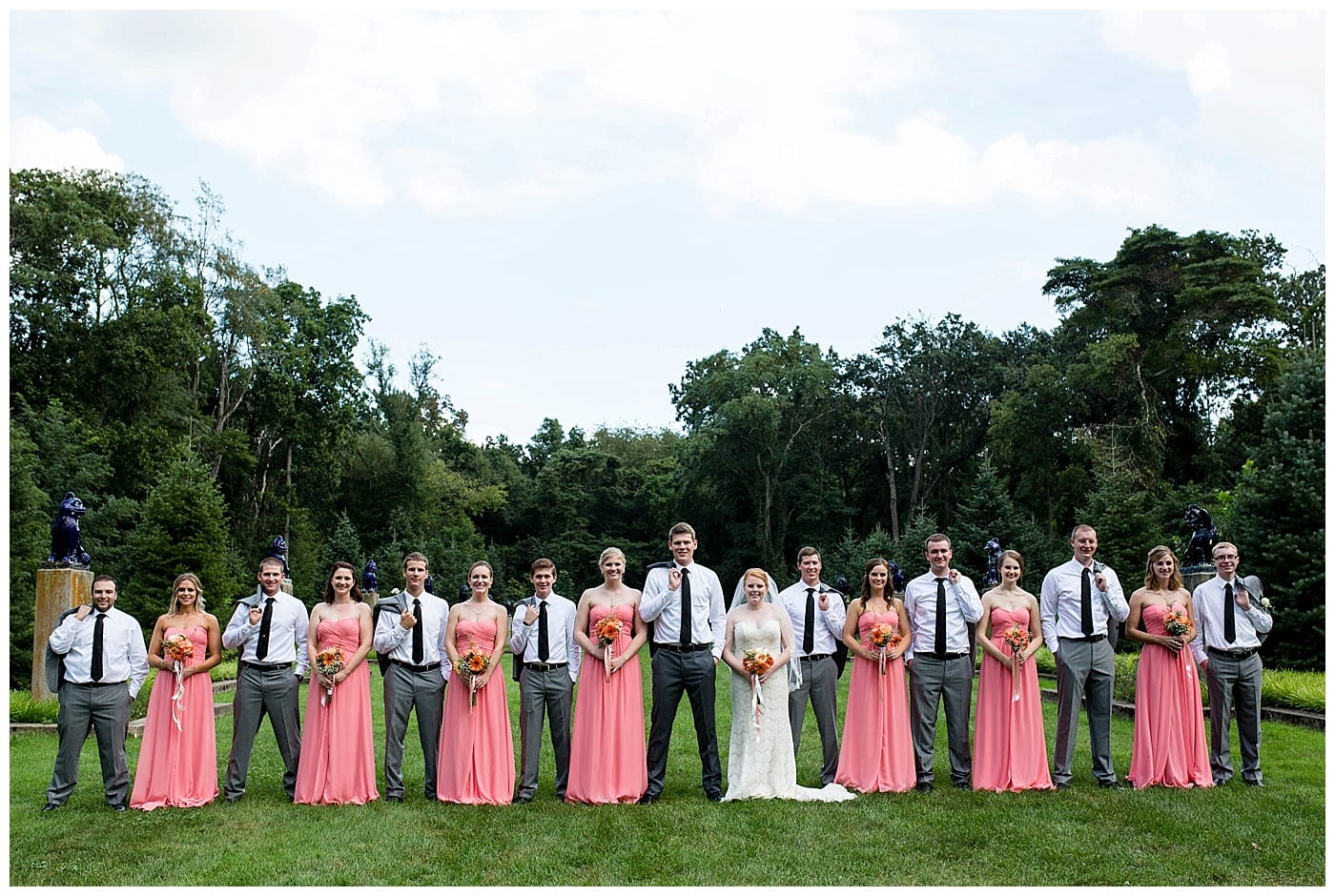 bridal party photos
